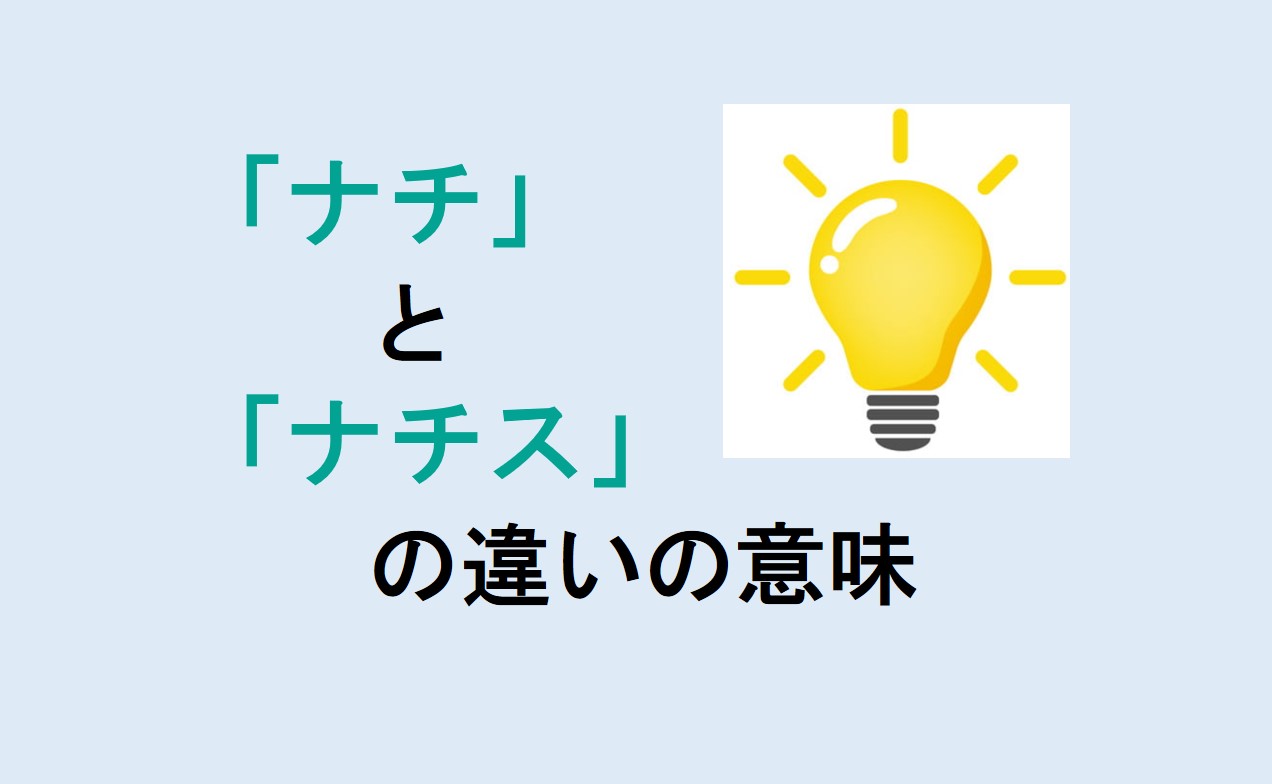 ナチとナチスの違いの意味を分かりやすく解説！