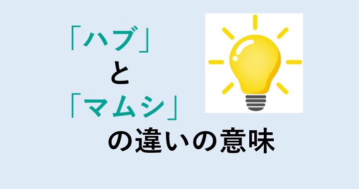 ハブとマムシの違いの意味を分かりやすく解説！