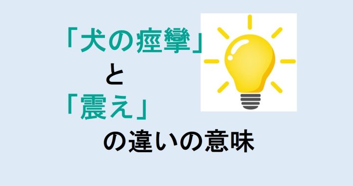 犬の痙攣と震えの違いの意味を分かりやすく解説！